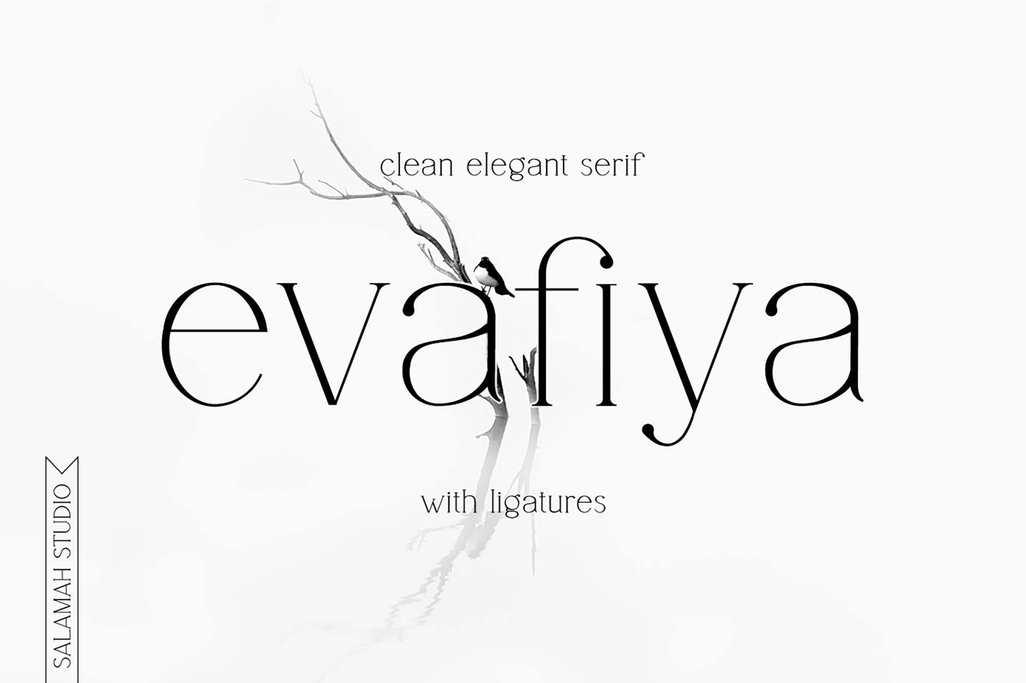 Evafiya Serif Font
