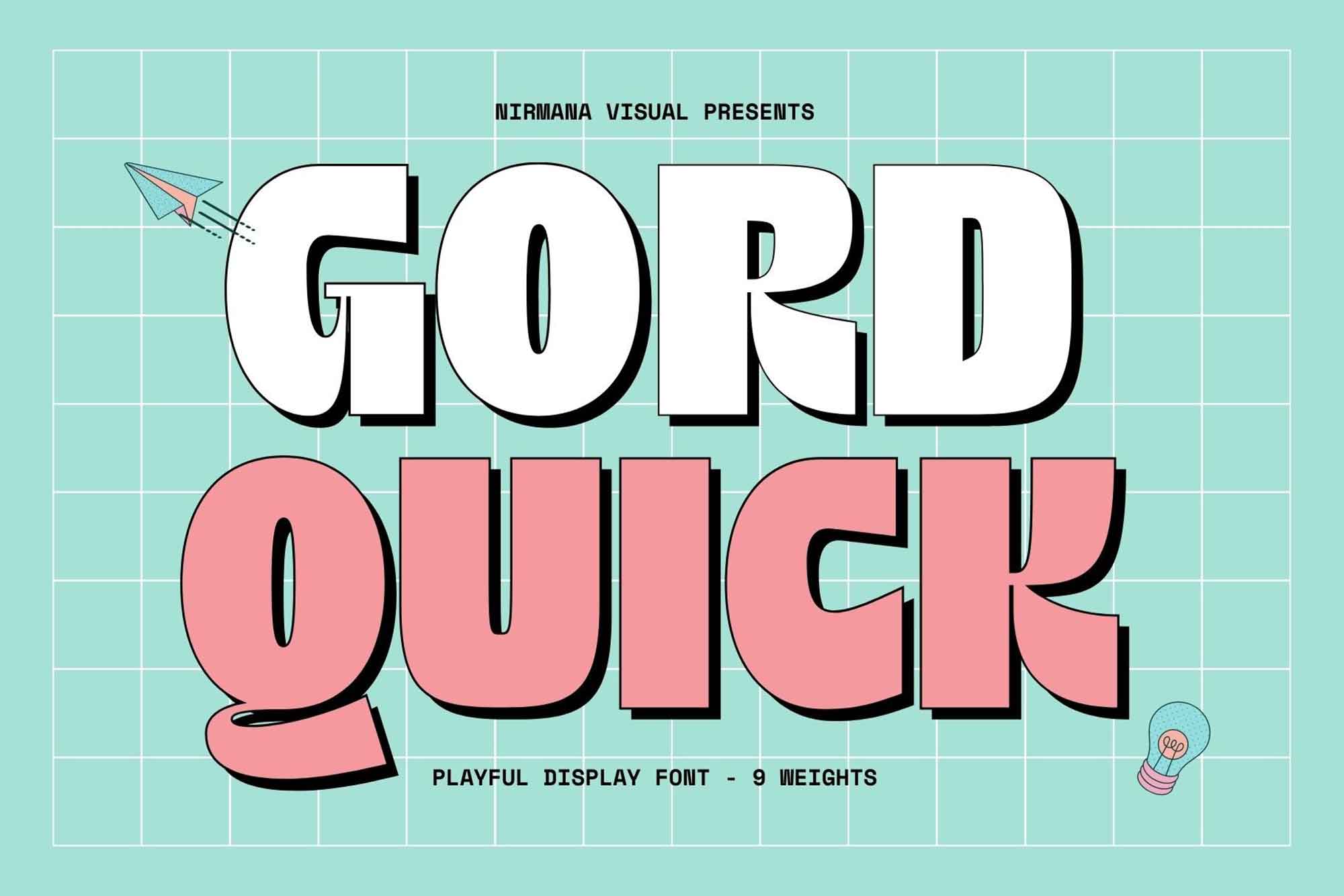 Gord Quick Display Font